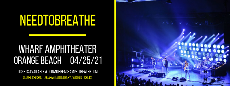 Needtobreathe at Wharf Amphitheater tickets Needtobreathe at Wharf Amphitheater