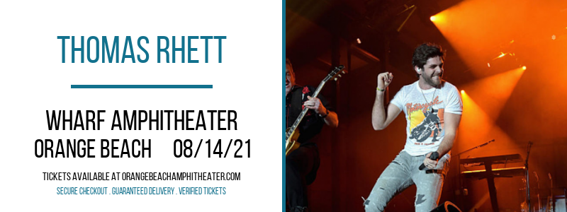 Thomas Rhett at Wharf Amphitheater tickets Thomas Rhett at Wharf Amphitheater