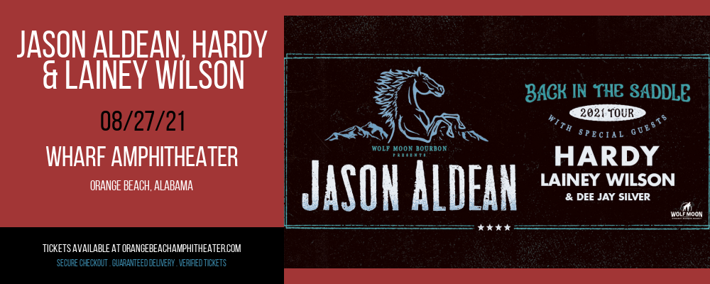 Jason Aldean, Hardy & Lainey Wilson at Wharf Amphitheater tickets Jason Aldean, Hardy & Lainey Wilson at Wharf Amphitheater