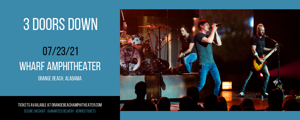 3 Doors Down at Wharf Amphitheater tickets 3 Doors Down at Wharf Amphitheater