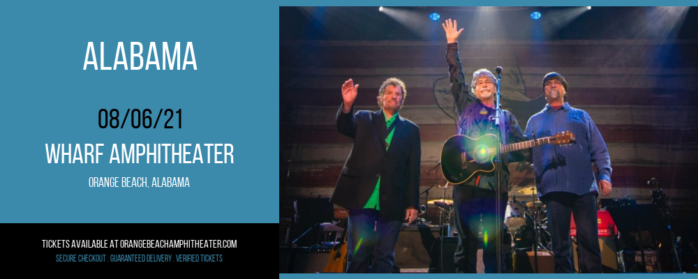 Alabama at Wharf Amphitheater tickets Alabama at Wharf Amphitheater