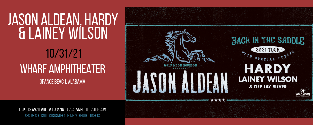 Jason Aldean, Hardy & Lainey Wilson at Wharf Amphitheater tickets Jason Aldean, Hardy & Lainey Wilson at Wharf Amphitheater