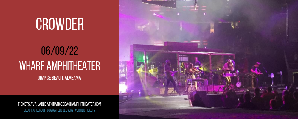 Crowder at Wharf Amphitheater tickets Crowder at Wharf Amphitheater