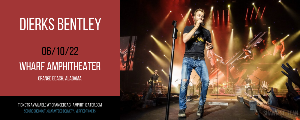 Dierks Bentley at Wharf Amphitheater tickets Dierks Bentley at Wharf Amphitheater