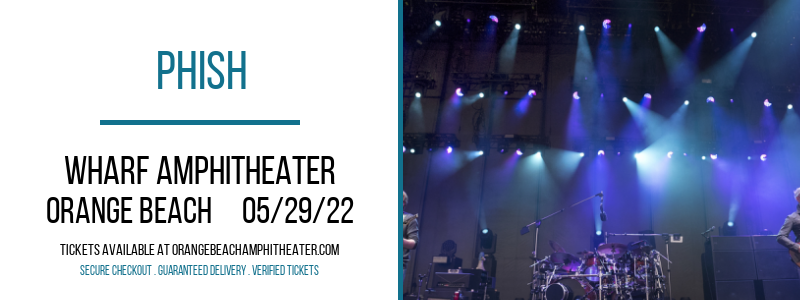 Phish at Wharf Amphitheater tickets Phish at Wharf Amphitheater