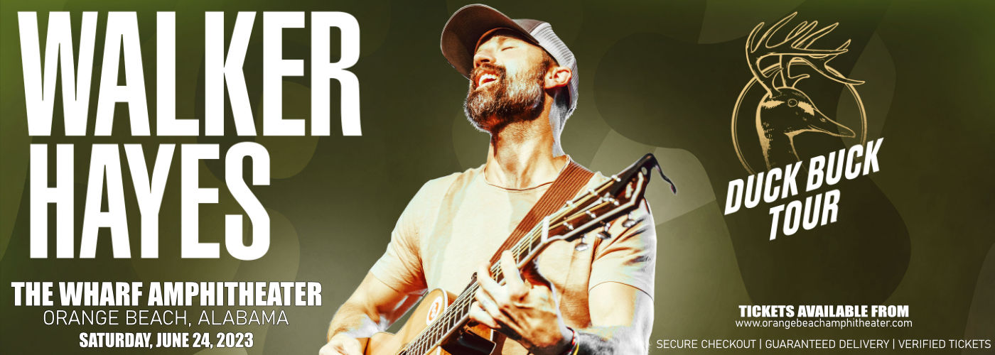 Walker Hayes at Wharf Amphitheater tickets Walker Hayes at Wharf Amphitheater