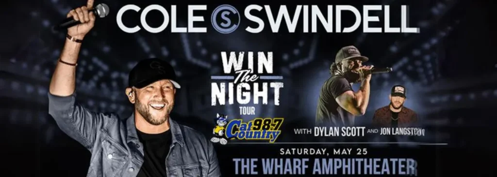 Cole Swindell at The Wharf Amphitheatre