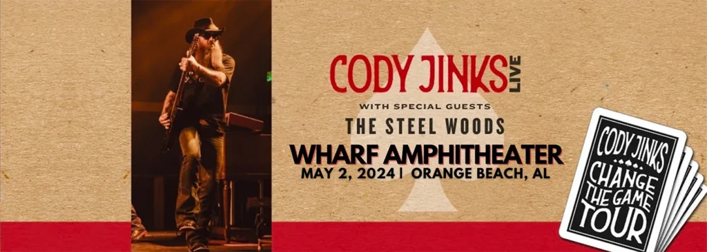 Cody Jinks at The Wharf Amphitheatre